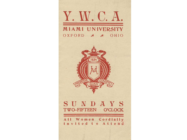 YWCA Brochure from Julia Bishop's collection
